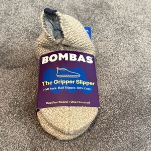 Bombas Women’s Gripper Slipper Socks - Beige